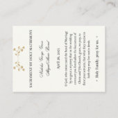 Katholieke bruiloft Heilige Kaart (Achterkant)