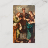 katholieke bruiloft — Kaart details (Achterkant)