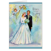 Katholieke bruiloft Kaart Rozenkrans Bruid Bruideg (Voorkant)