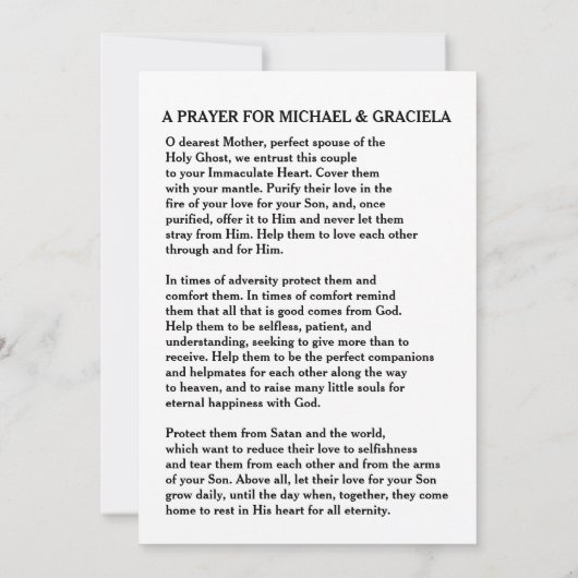 katholieke bruiloft | Liefde Script Overlay (Achterkant)