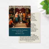 Katholieke bruiloft Prayer Favor Heilige Kaart (Bureau)