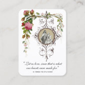 katholieke bruiloft voor St. Therese Herdenking Visitekaartje (Voorkant)