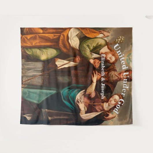 katholieke bruiloft wandkleed (Voorkant (horizontaal))