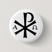 Katholieke Button Chi Rho (Voorkant)