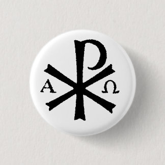 Katholieke Button Chi Rho