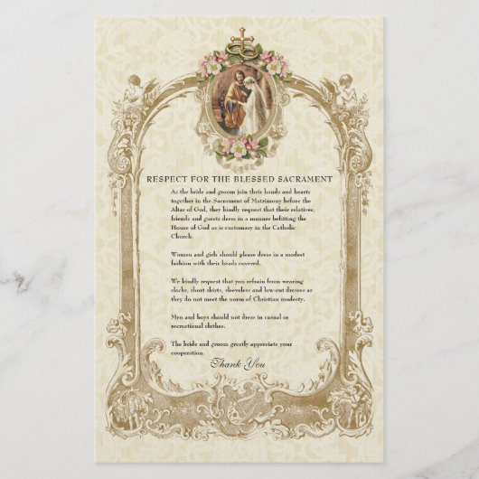 Katholieke Buurdste Kerk Attire voor gasten (Voorkant)