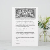 Katholieke Buurdste Kerk Attire voor gasten Briefpapier (Staand voorkant)