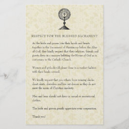 Katholieke Buurdste Kerk Attire voor gasten Briefpapier