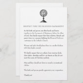 Katholieke Buurdste Kerk Attire voor gasten S Briefpapier (Voorkant / Achterkant)