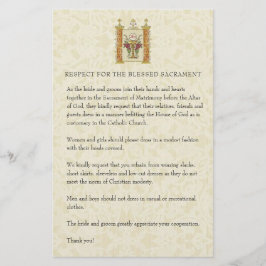 Katholieke Buurdste Kerk Attire voor gasten S Briefpapier