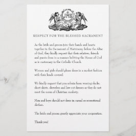 Katholieke Buurdste Kerk Attire voor gasten S Briefpapier