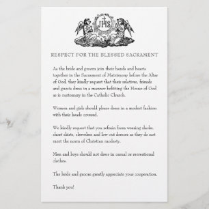 Katholieke Buurdste Kerk Attire voor gasten S Briefpapier