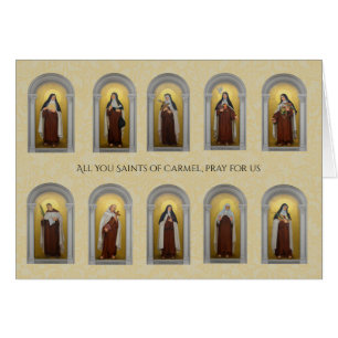 Katholieke Carmelite Saints Nuns Priests Religieuz