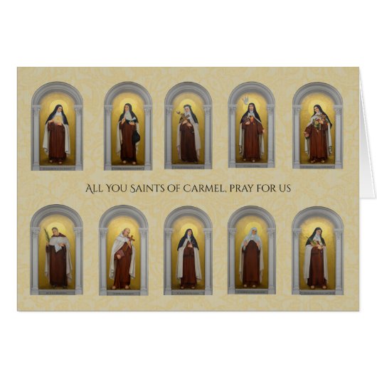 Katholieke Carmelite Saints Nuns Priests Religieuz (Voorkant Horizontaal)