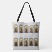 Katholieke Carmelite Saints Nuns Priests Tote Bag (Achterkant)