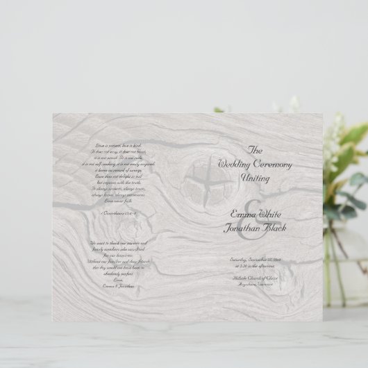 Katholieke ceremonie Wood vouwweduwschap (Staand voorkant)