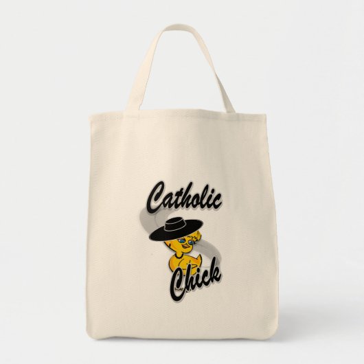 Katholieke Chick #4 Tote Bag (Voorkant)