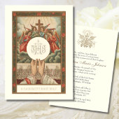 Katholieke Communie Eucharistie Priestermis Kaart