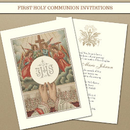 Katholieke Communie Eucharistie Priestermis Kaart