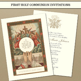 Katholieke Communie Eucharistie Priestermis Kaart