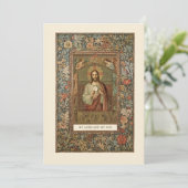 Katholieke Communie Jezus jongen of meisje Kaart (Staand voorkant)