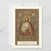 Katholieke Communie Jezus jongen of meisje Kaart (Voorkant)