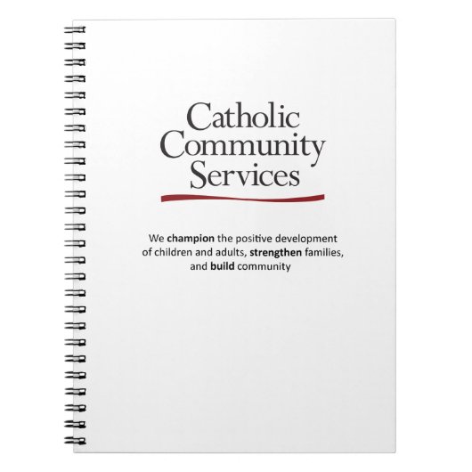 Katholieke Community Services Spiral notebook Notitieboek (Voorkant)