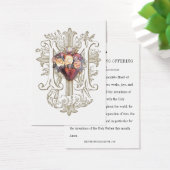 katholieke dagochtend met gebeden visitekaartje (Bureau)