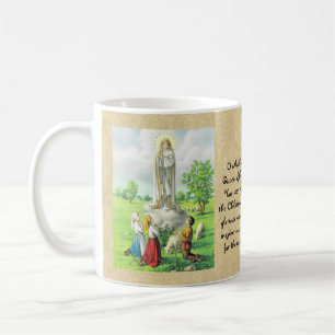 Katholieke Dame van Fatima Prayer Gift Gepersonali Koffiemok