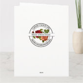 Katholieke Dank u voor Wedding Gift Kaart (Achterkant)