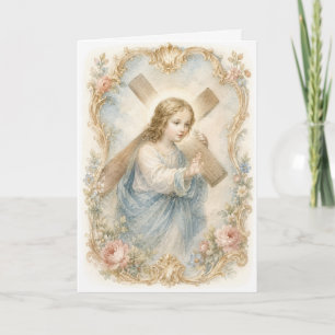 Katholieke Dankkaart Kindje Jezus Bedankkaart