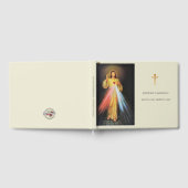 Katholieke Divine Mercy Jesus Funeral Memorial Gastenboek (Volledig)