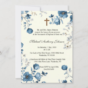 Katholieke Doop Christening Gezegende Moeder Jezus Kaart