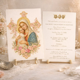 Katholieke Doop Christening Maria Jezus Kaart