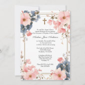 Katholieke doop doop Jezus gezegende moeder Kaart (Voorkant)