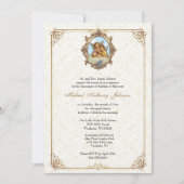 Katholieke doop doopengelen Bloemen Kaart (Voorkant)