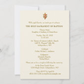 Katholieke doop doopsel St. Therese Kaart (Voorkant)