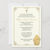 Katholieke doop doopt Maria en Jezus Kaart (Voorkant)