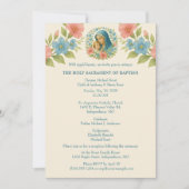 Katholieke doop doopt Maria Jezus Kaart (Voorkant)