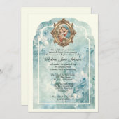 Katholieke doop Gezegende Moeder Jezus Kaart (Voorkant / Achterkant)