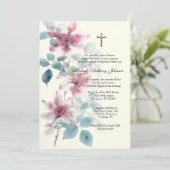 Katholieke doop Gezegende Moeder Jezus Kaart (Staand voorkant)