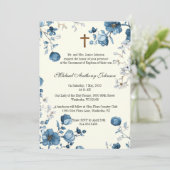 Katholieke doop Gezegende Moeder Jezus Kaart (Staand voorkant)