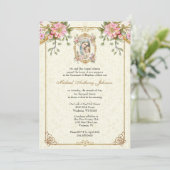 Katholieke doop Gezegende Moeder Jezus Kaart (Staand voorkant)