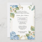 Katholieke doop Gezegende Moeder Jezus Kaart (Voorkant)