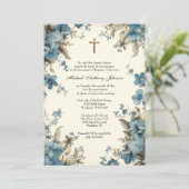 Katholieke doop Gezegende Moeder Jezus Kaart (Staand voorkant)