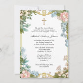 Katholieke doop Gezegende Moeder Jezus Kaart (Voorkant)