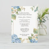 Katholieke doop Gezegende Moeder Jezus Kaart (Staand voorkant)