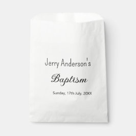 Katholieke doop kinder moderne eenvoudige QR minim Bedankzakje