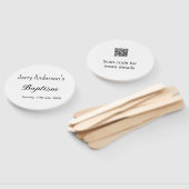 Katholieke doop kinder moderne eenvoudige QR minim Handwaaier (Niet-gemonteerd)