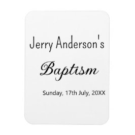 Katholieke doop kinder moderne eenvoudige QR minim Magneet